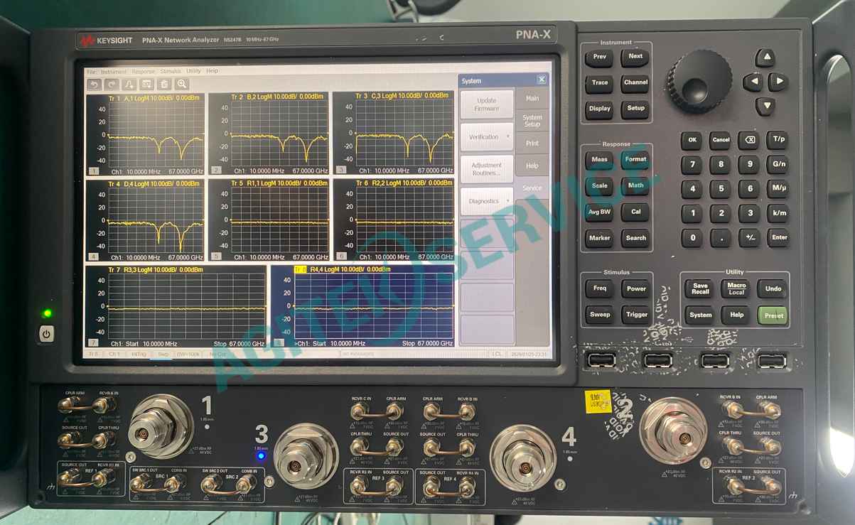 是德科技N5247A PNA-X網絡分析儀常見故障現象與排查思路 是德科技N5247A PNA-X網絡分析儀常見故障現象與排查思路