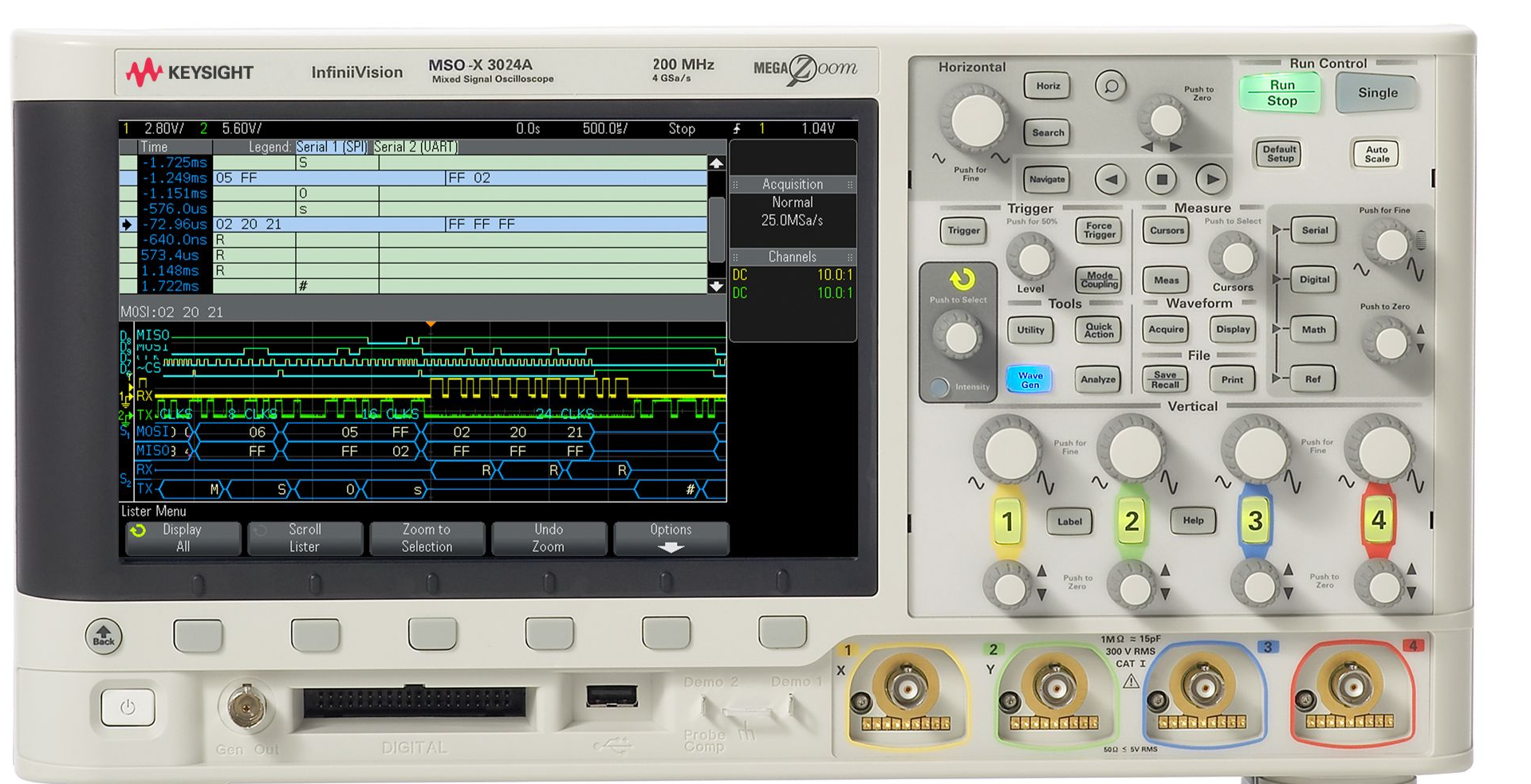 二手Keysight MSOX3104T混合信號示波器
