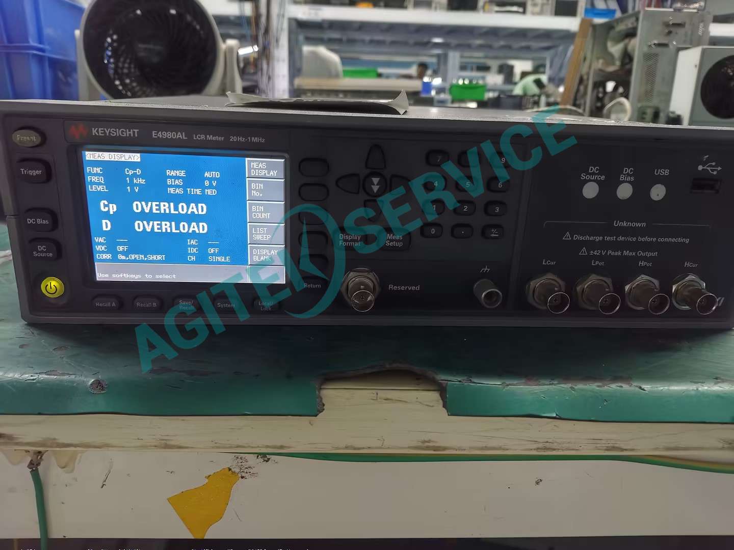 是德科技E4980A精密LCR表“Power on test failed”故障芯片級維修