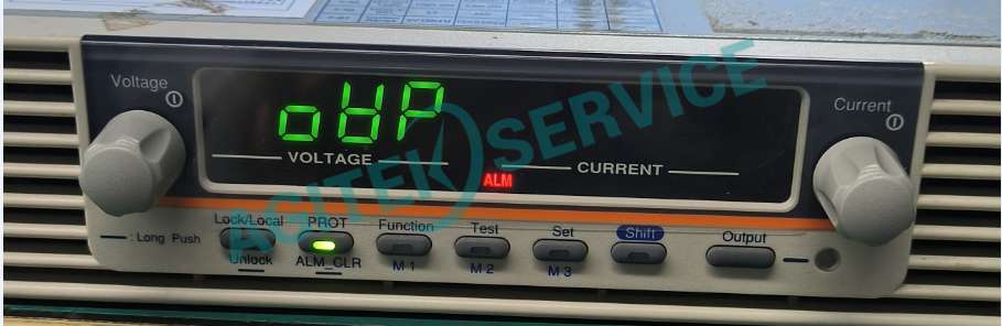 固緯PSU-150-10可編程電源輸出電壓直接報錯維修