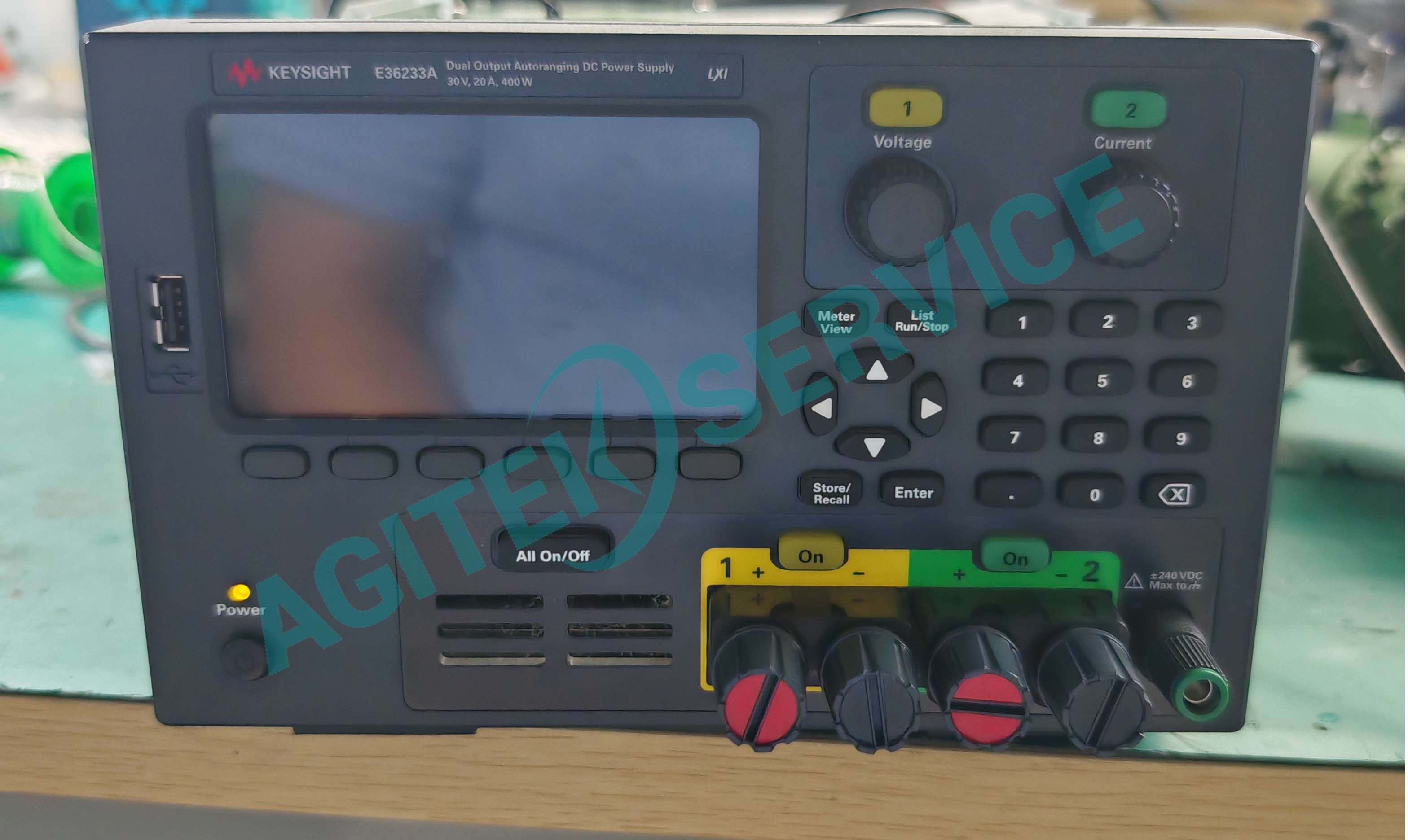 Keysight 是德E36233A 電源帶載顯示UR維修案例