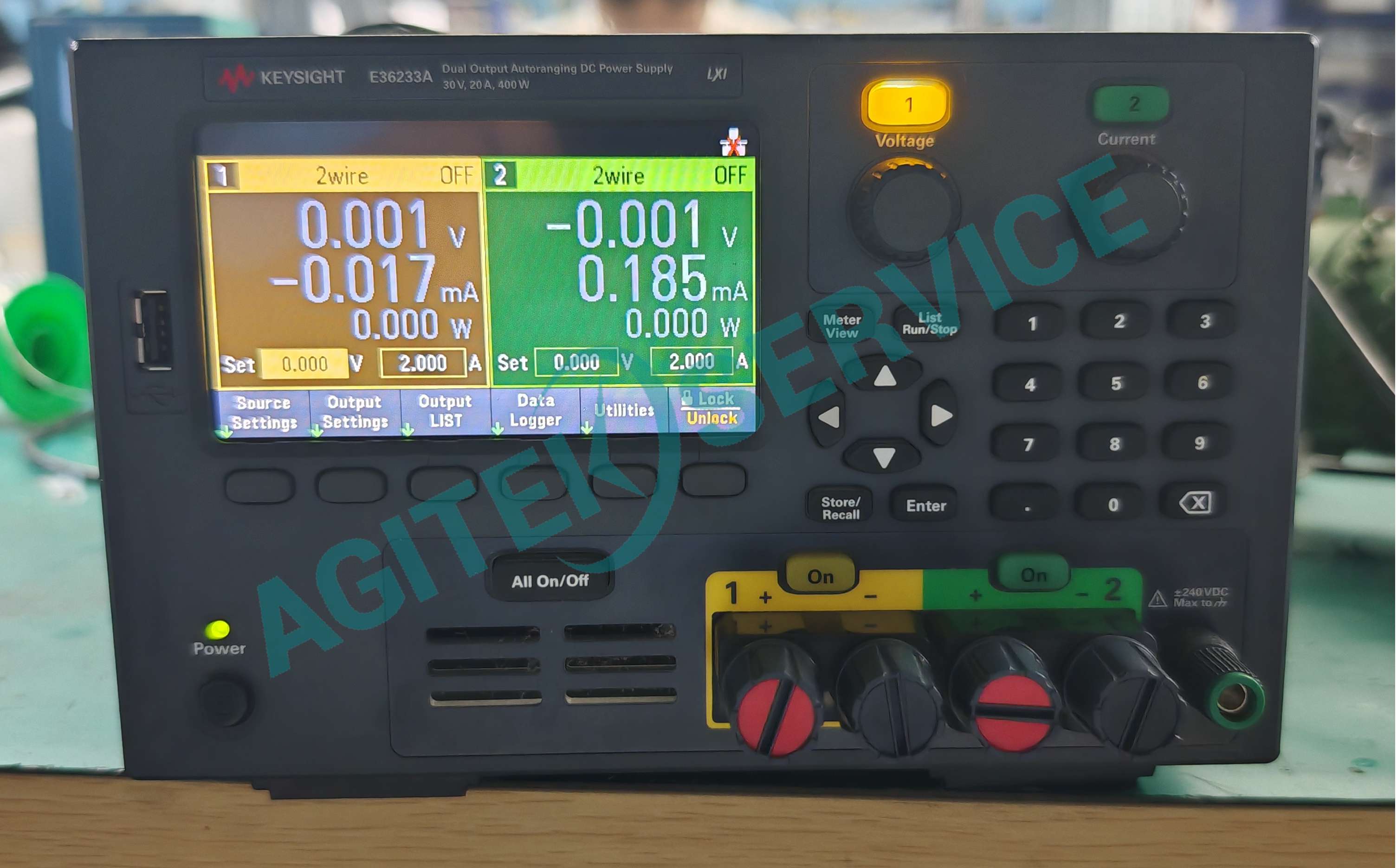 是德E36233A 電源帶載顯示UR維修