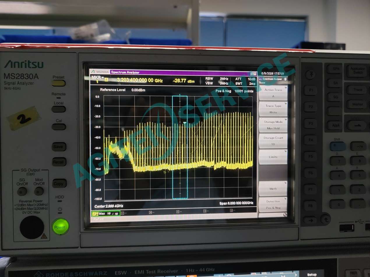 Anritsu MS2830A頻譜儀頻響超差、低頻偏低維修過程-深夜福利AV測試科技安立維修服務中心